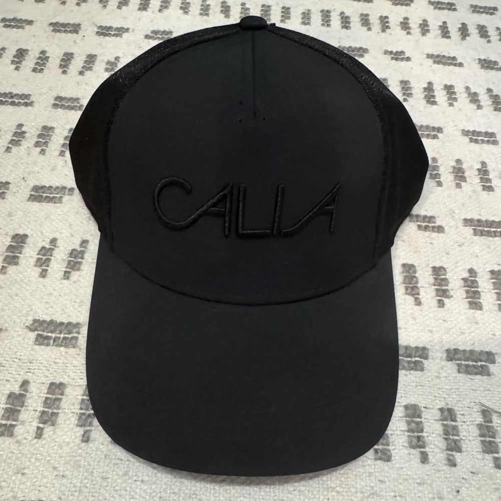 Calia Black Embroidered Logo Hat Cap